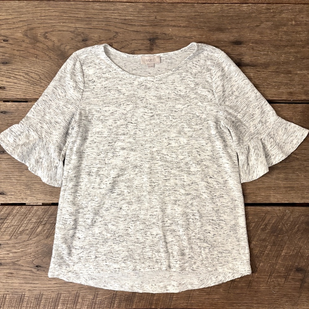 Loft Blouse with‎ Ruffled Sleeves